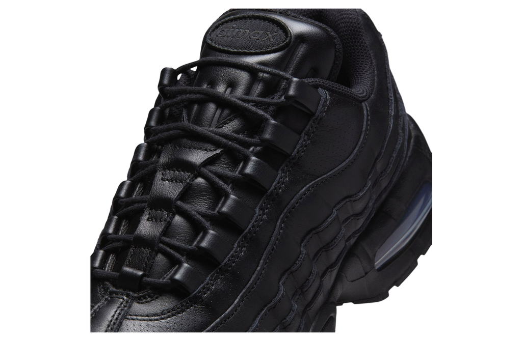 Nike Air Max 95 Black Leather - Image 7