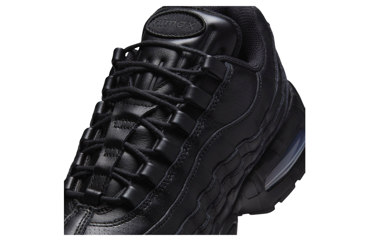 Nike Air Max 95 Black Leather - Image 7