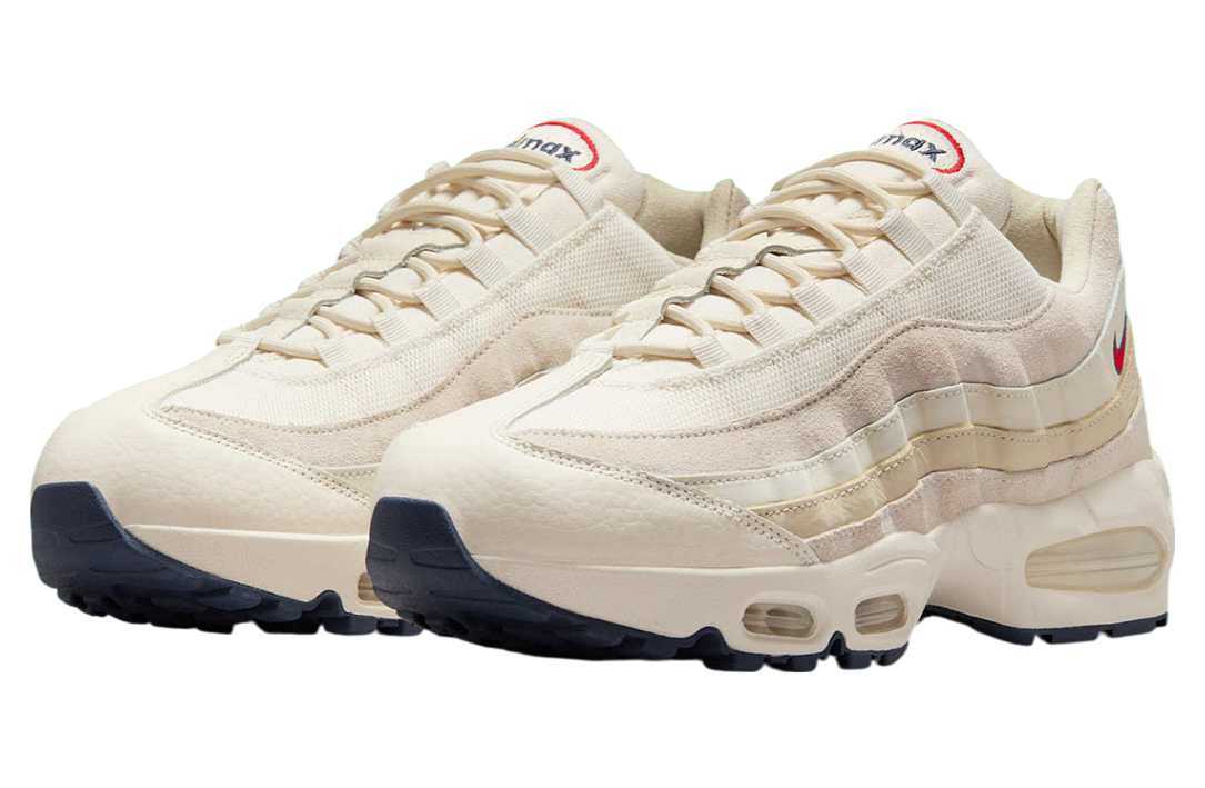Nike Air Max 95 OG Pale Ivory / University Red - Image 2