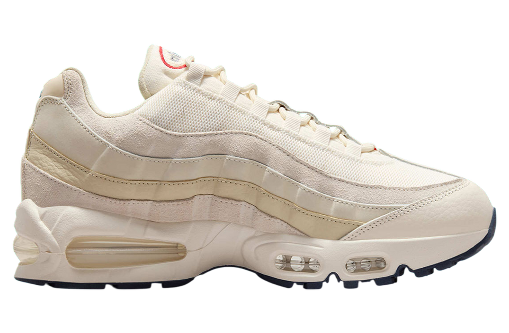 Nike Air Max 95 OG Pale Ivory / University Red - Image 3