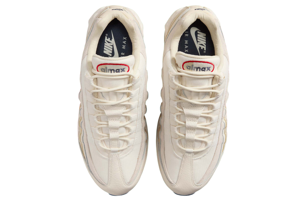 Nike Air Max 95 OG Pale Ivory / University Red - Image 4