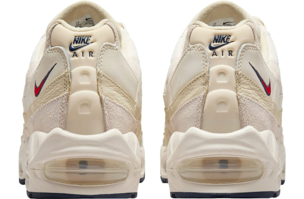 Nike Air Max 95 OG Pale Ivory / University Red - Image 5