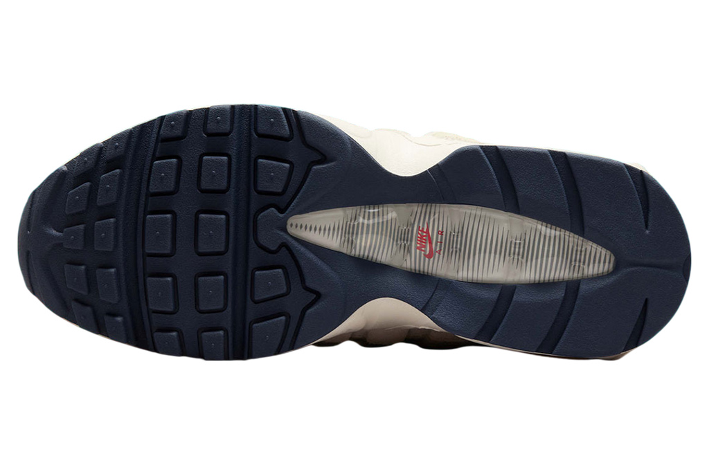 Nike Air Max 95 OG Pale Ivory / University Red - Image 6