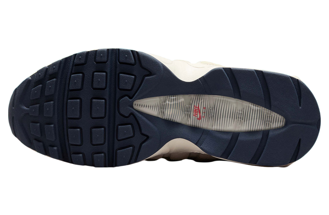 Nike Air Max 95 OG Pale Ivory / University Red - Image 6