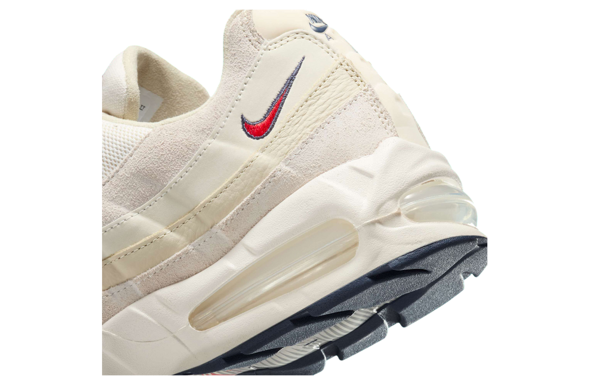 Nike Air Max 95 OG Pale Ivory / University Red - Image 8