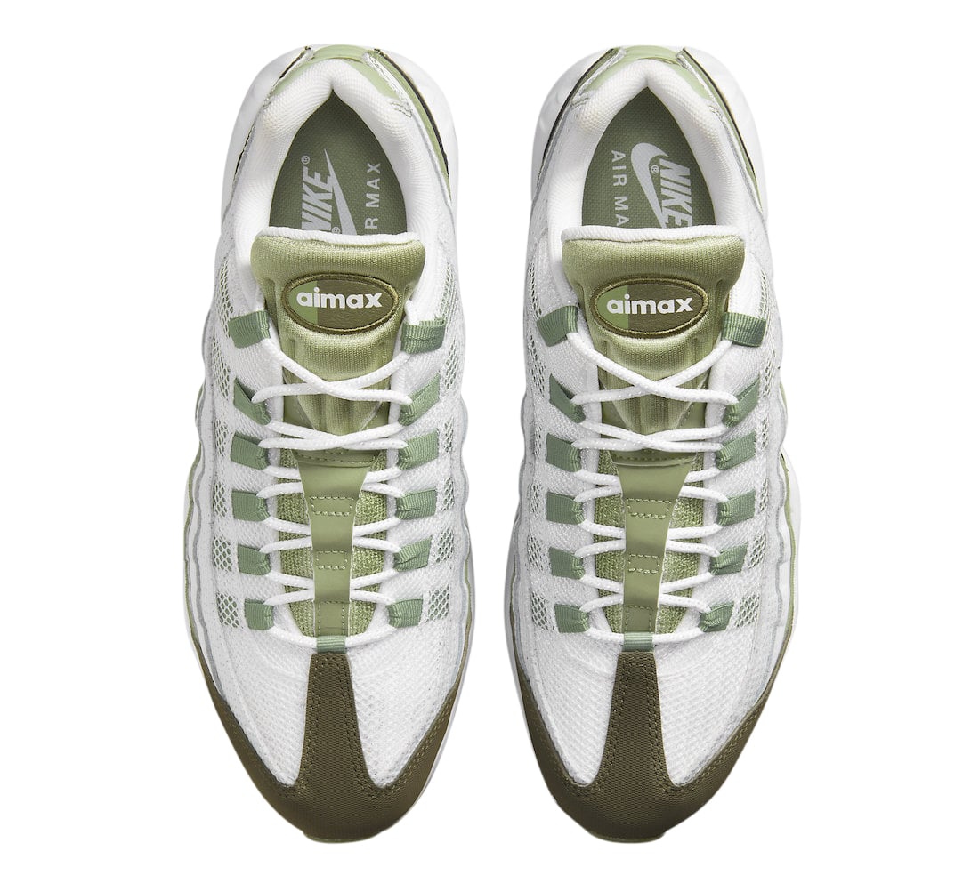 Nike Air Max 95 Olive White - Image 4