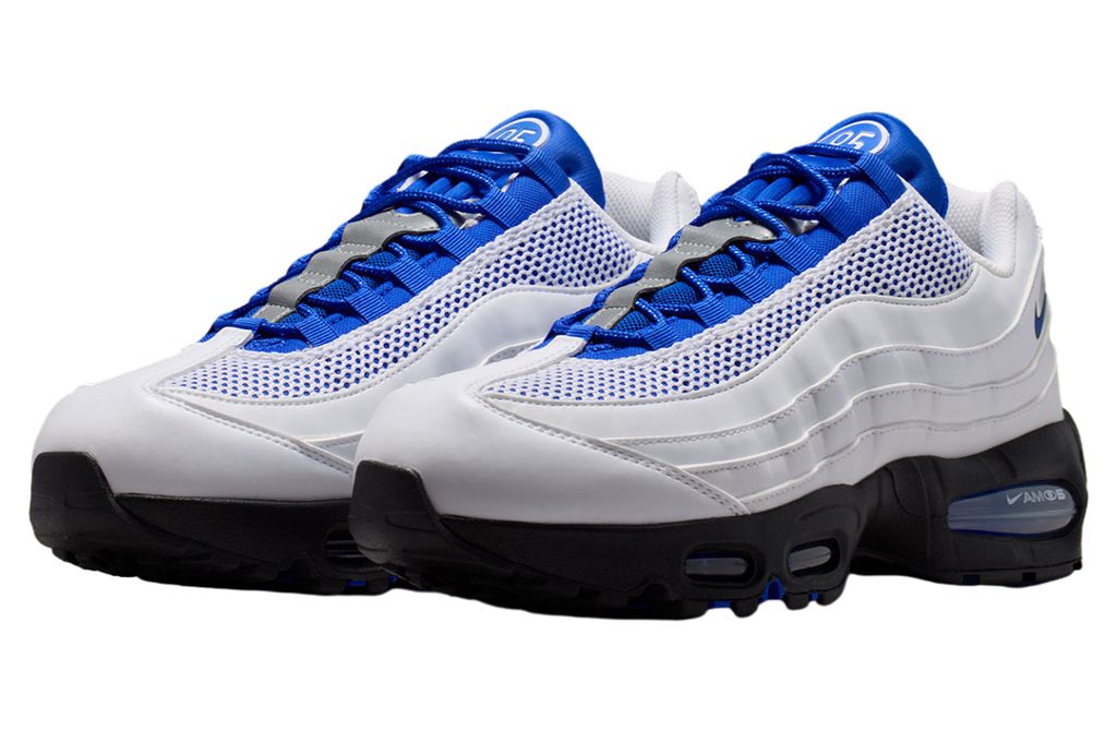 Nike Air Max 95 White / Royal Blue - Image 2
