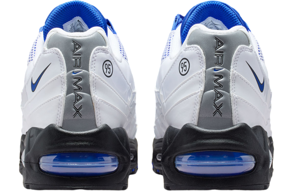 Nike Air Max 95 White / Royal Blue - Image 5