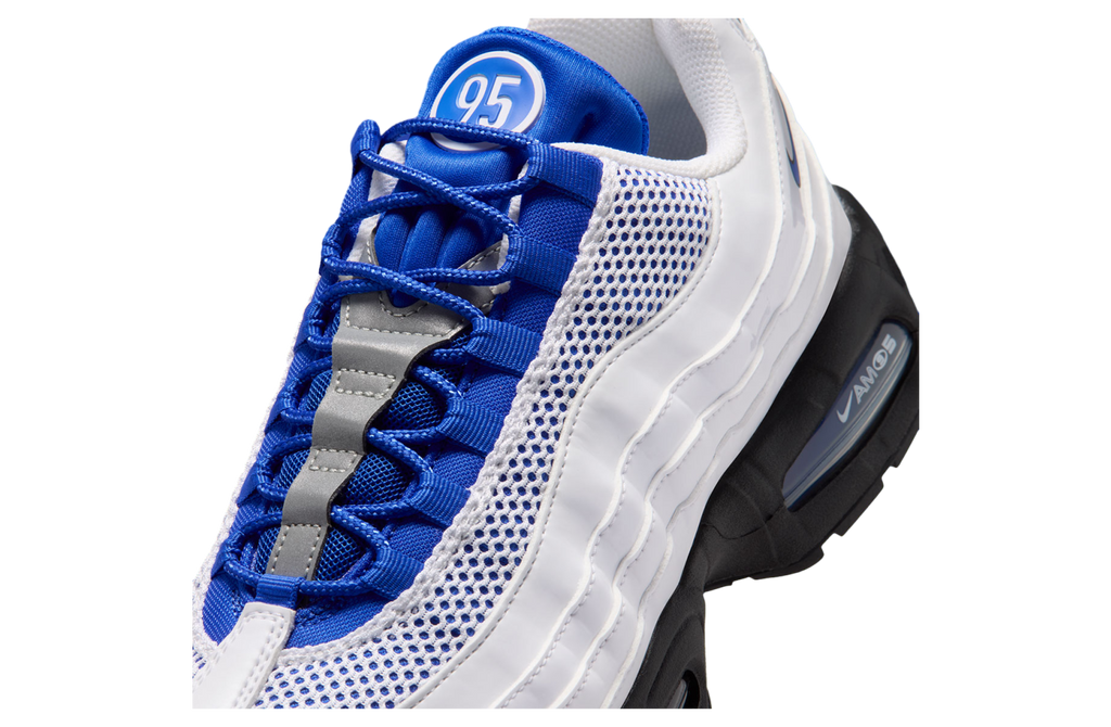 Nike Air Max 95 White / Royal Blue - Image 7