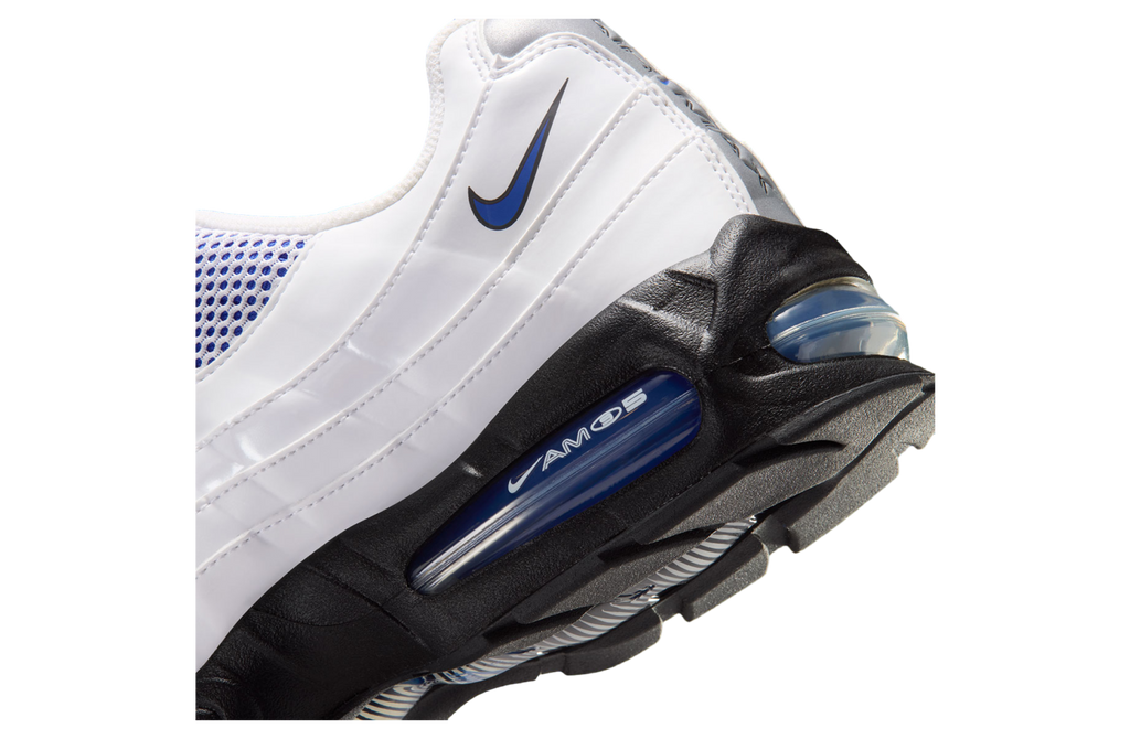 Nike Air Max 95 White / Royal Blue - Image 8