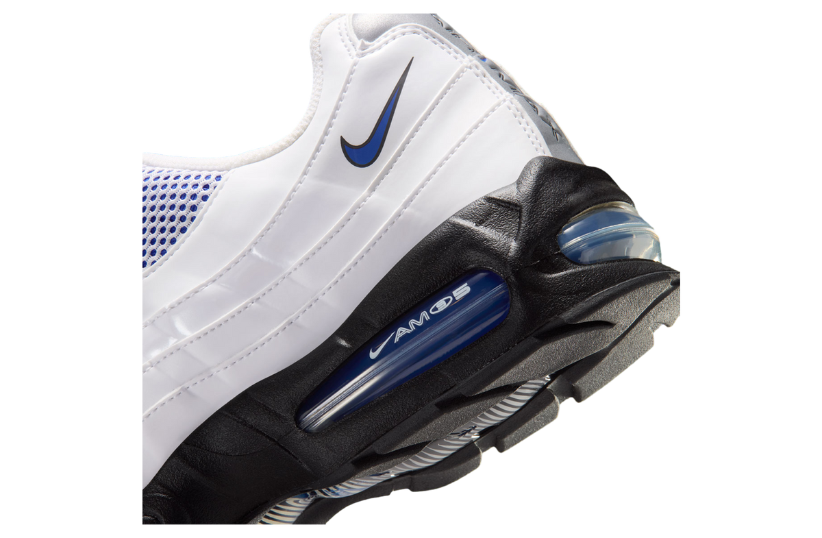 Nike Air Max 95 White / Royal Blue - Image 8