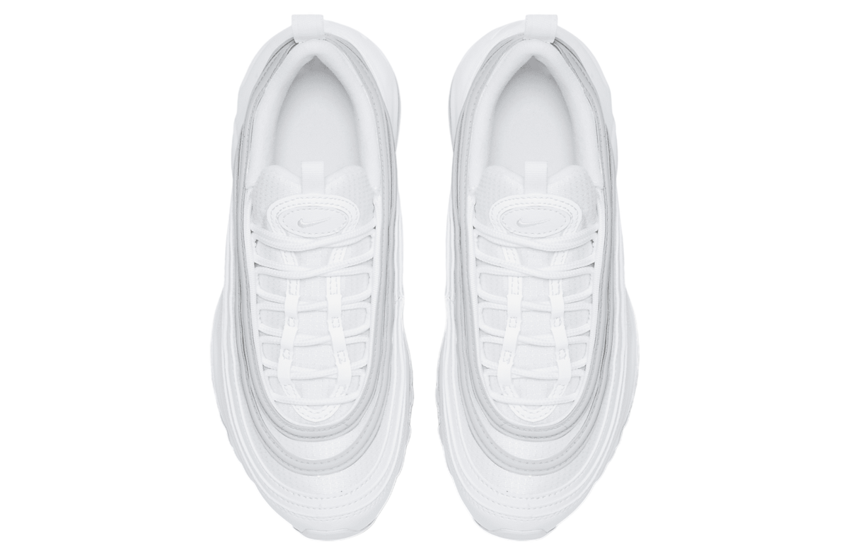 Nike Air Max 97 GS White / Metallic Silver - Image 4