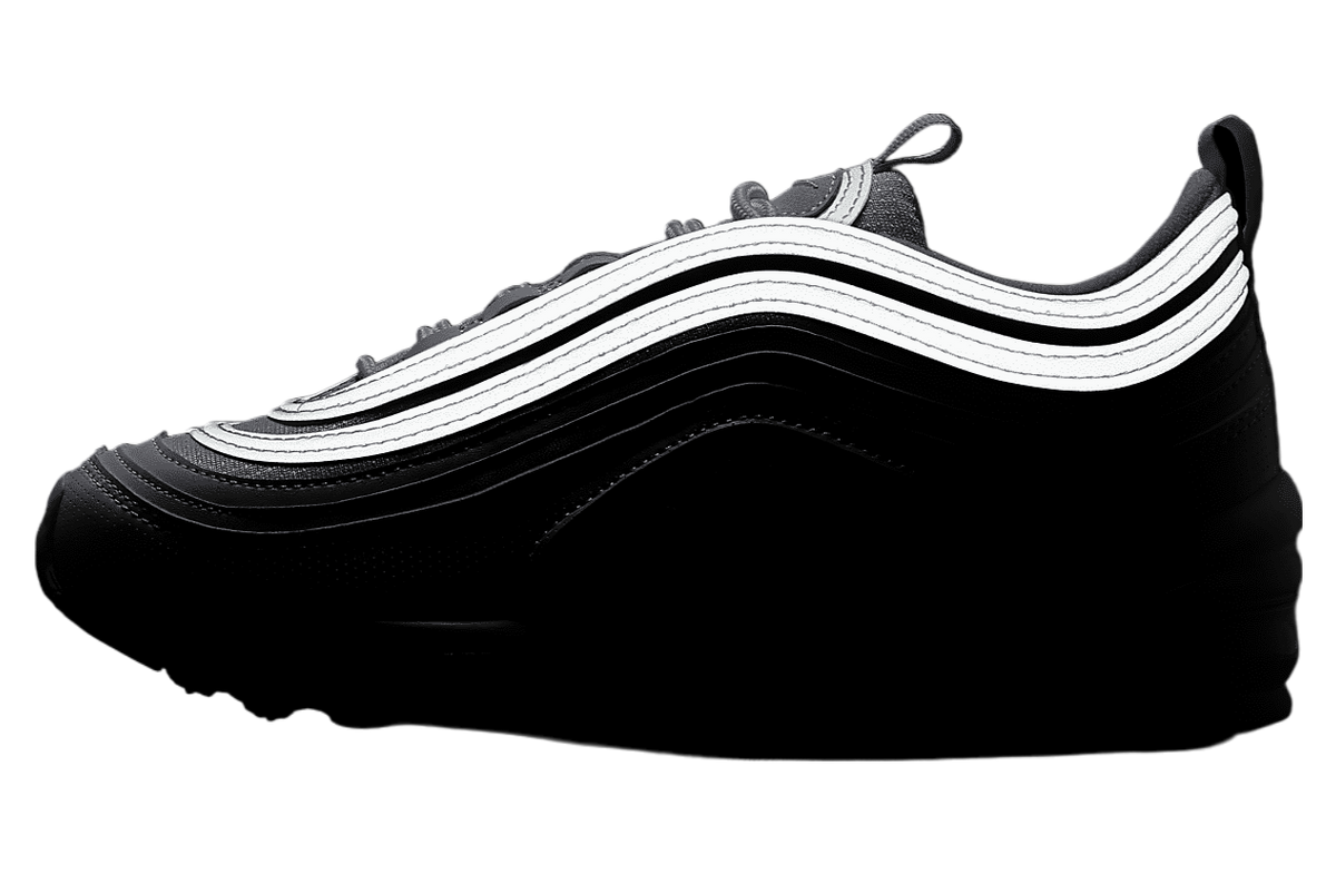 Nike Air Max 97 GS White / Metallic Silver - Image 9