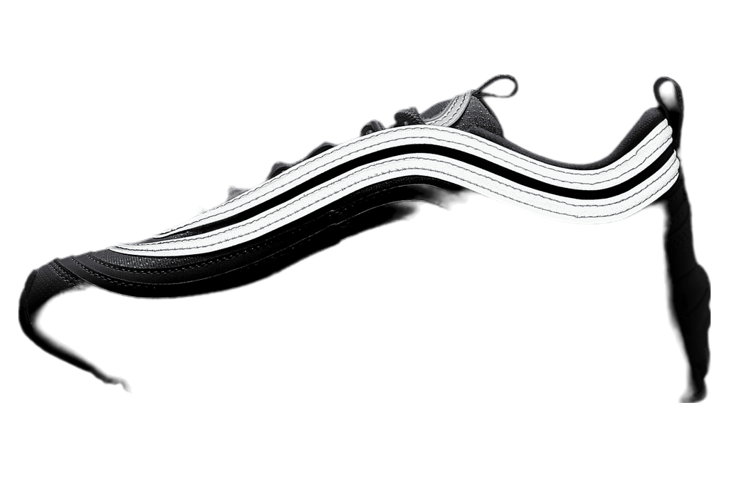 Nike Air Max 97 GS White / Metallic Silver - Image 10