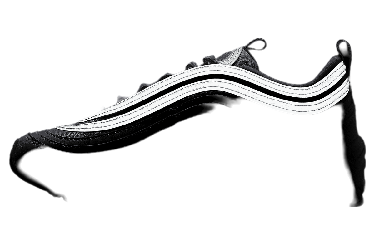 Nike Air Max 97 GS White / Metallic Silver - Image 10