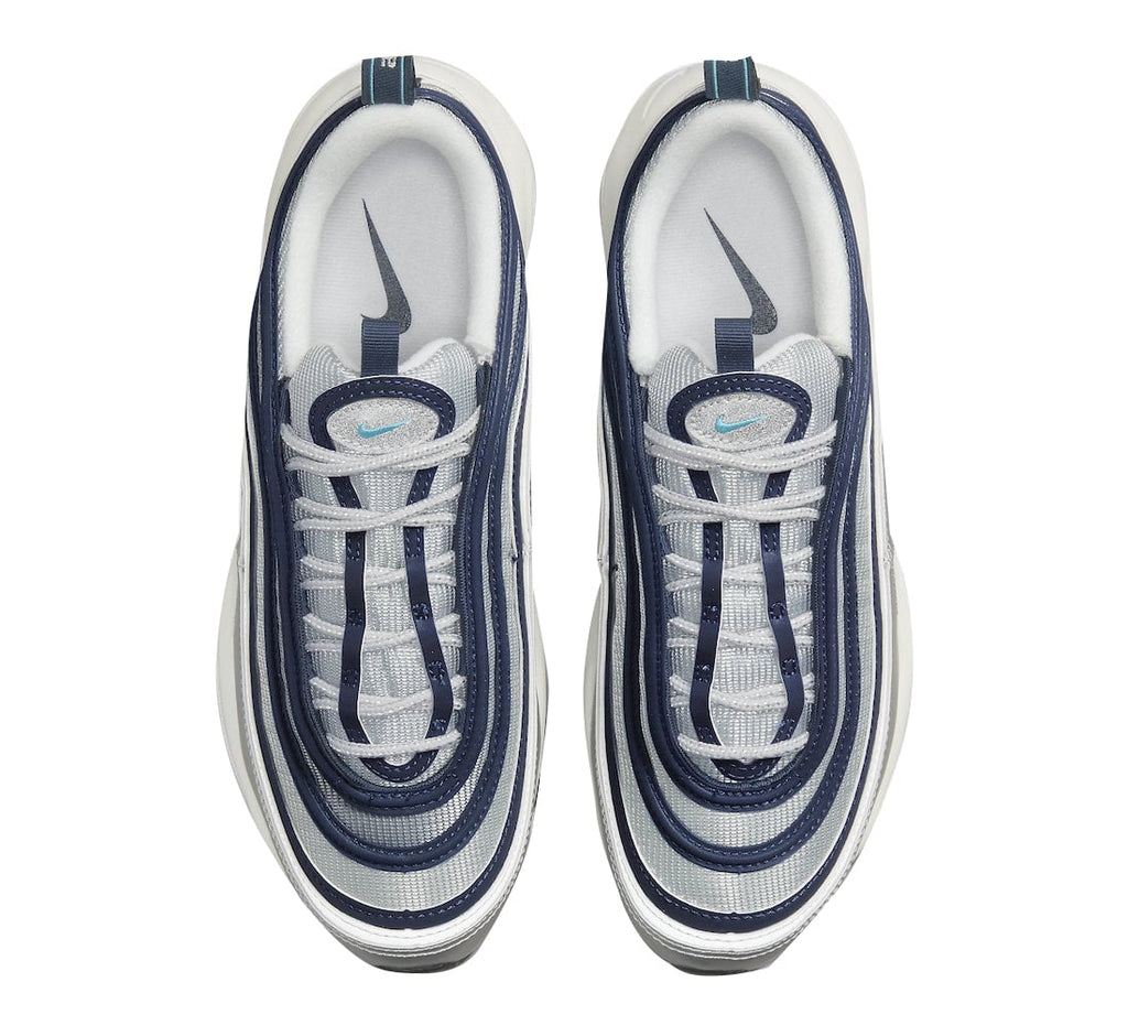 Nike Air Max 97 Metallic Silver Chlorine Blue - Image 5