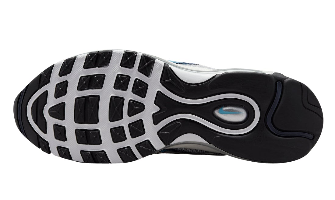 Nike Air Max 97 Metallic Silver Chlorine Blue - Image 7