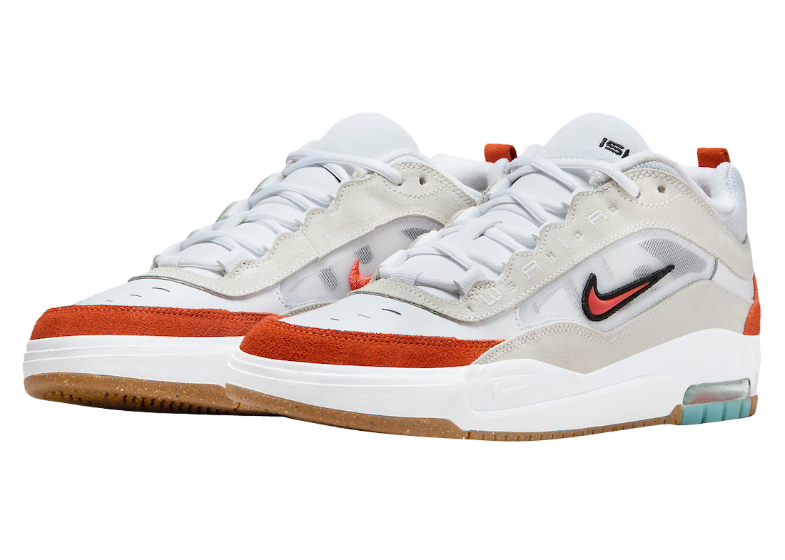 Nike Air Max Ishod White Orange - Image 2