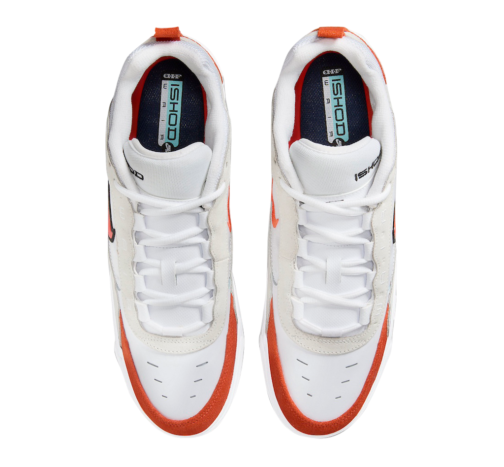 Nike Air Max Ishod White Orange - Image 4