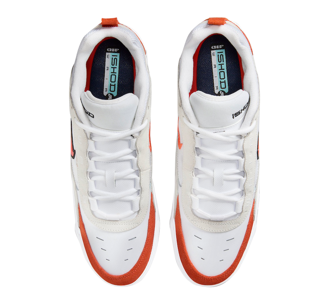 Nike Air Max Ishod White Orange - Image 4