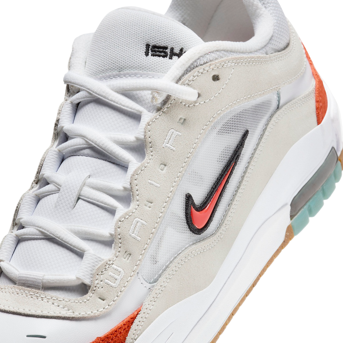 Nike Air Max Ishod White Orange - Image 7