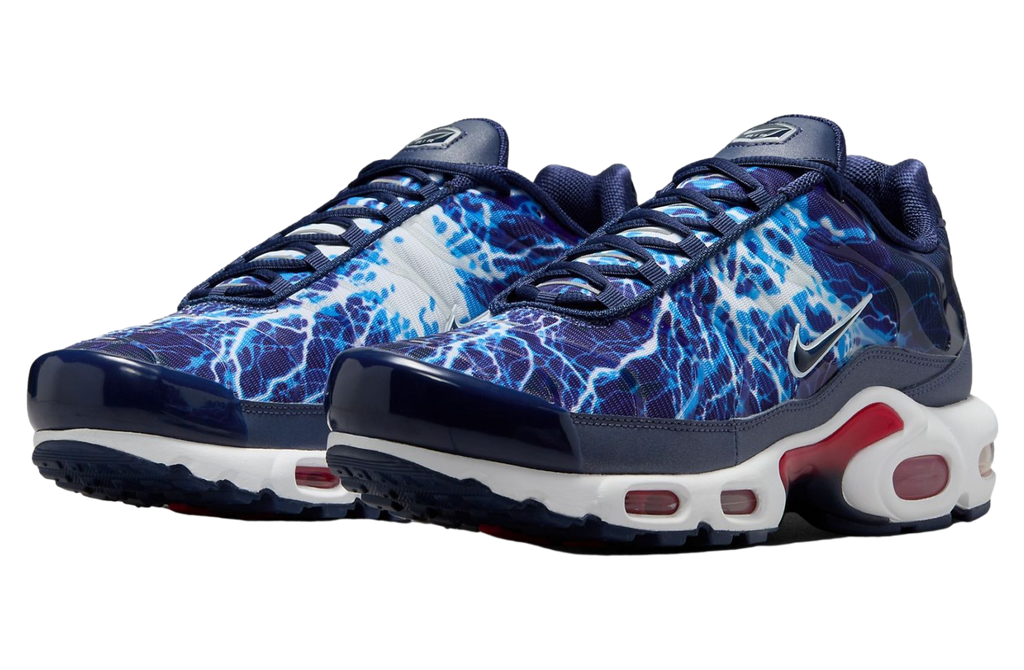 Nike Air Max Plus Eclair (Lightning) Midnight Navy / Salsa Red - Image 2