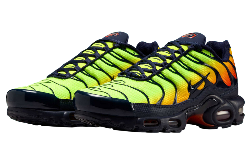 Nike Air Max Plus Lemon Venom / Hyper Crimson - Image 2