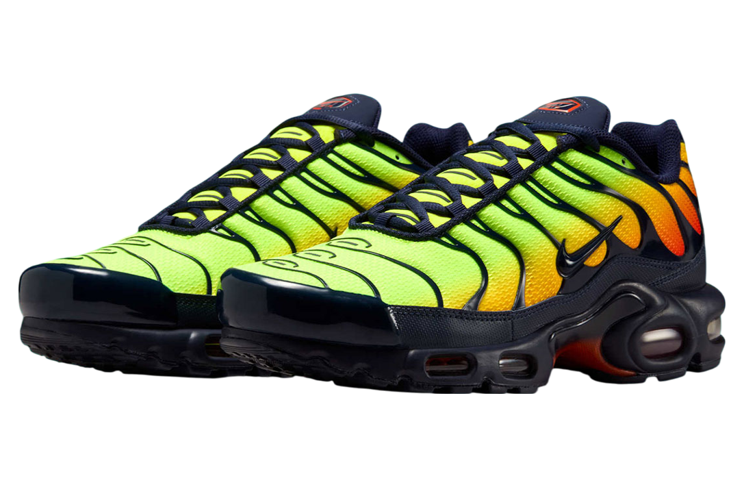 Nike Air Max Plus Lemon Venom / Hyper Crimson - Image 2