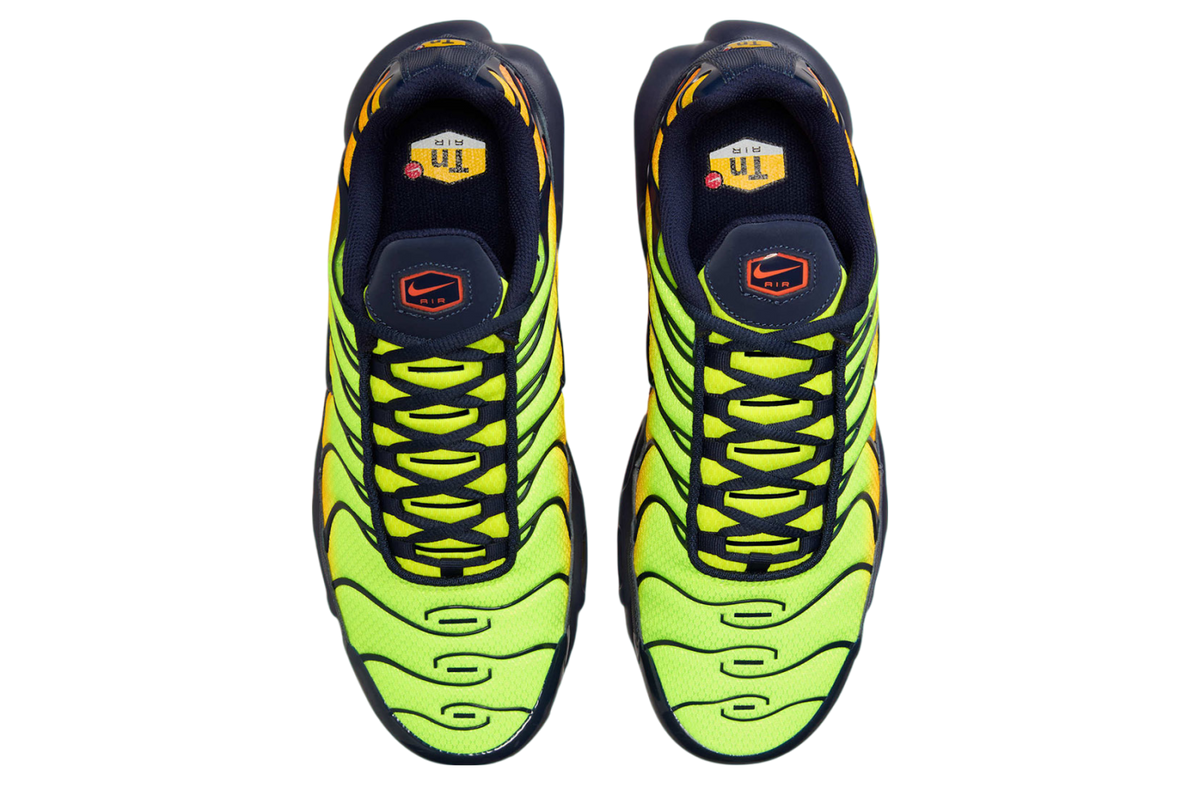 Nike Air Max Plus Lemon Venom / Hyper Crimson - Image 4