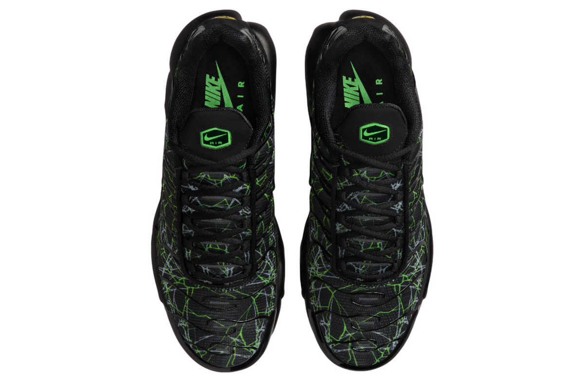 Nike Air Max Plus Shattered Glass Black / Green - Image 4