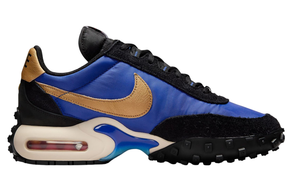 Nike Air Max Waffle Hyper Blue / Metallic Gold - Image 3