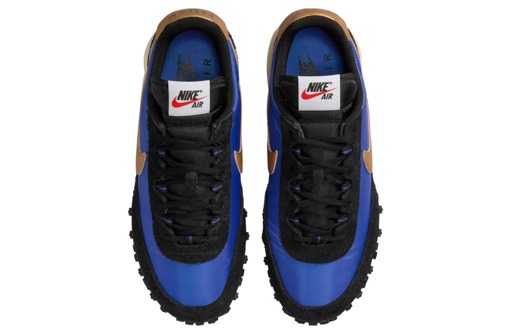 Nike Air Max Waffle Hyper Blue / Metallic Gold - Image 4