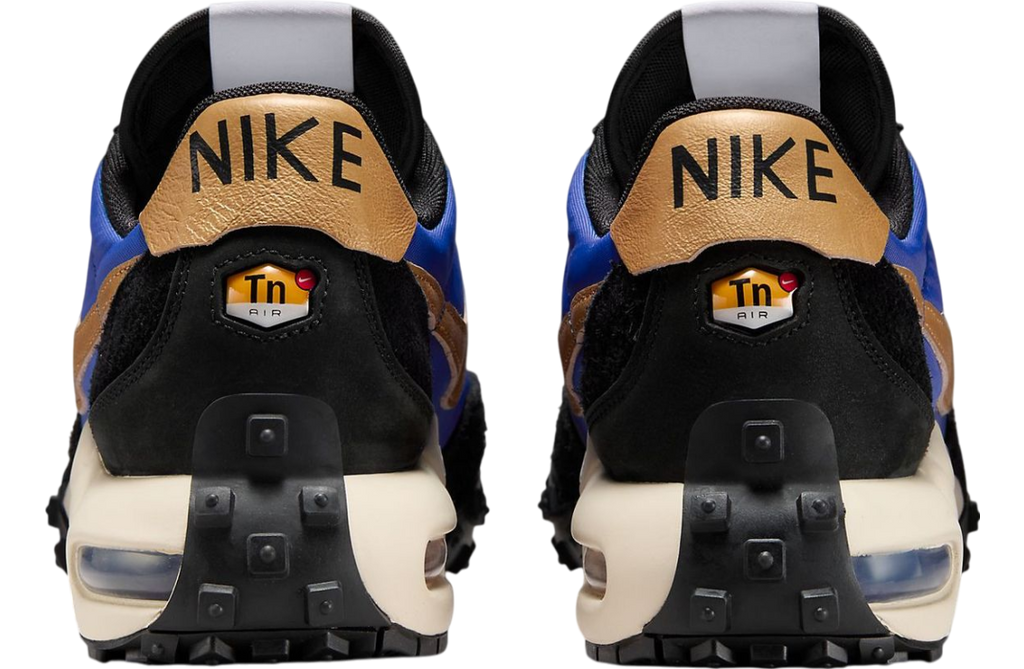 Nike Air Max Waffle Hyper Blue / Metallic Gold - Image 5