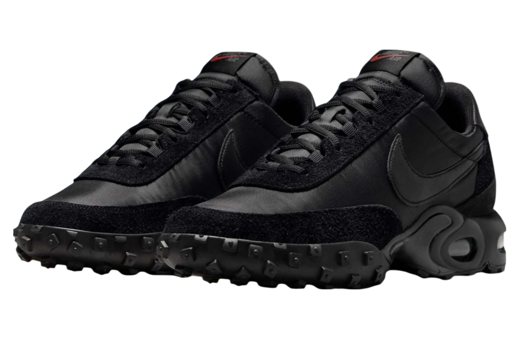 Nike Air Max Waffle Racer Triple Black - Image 2