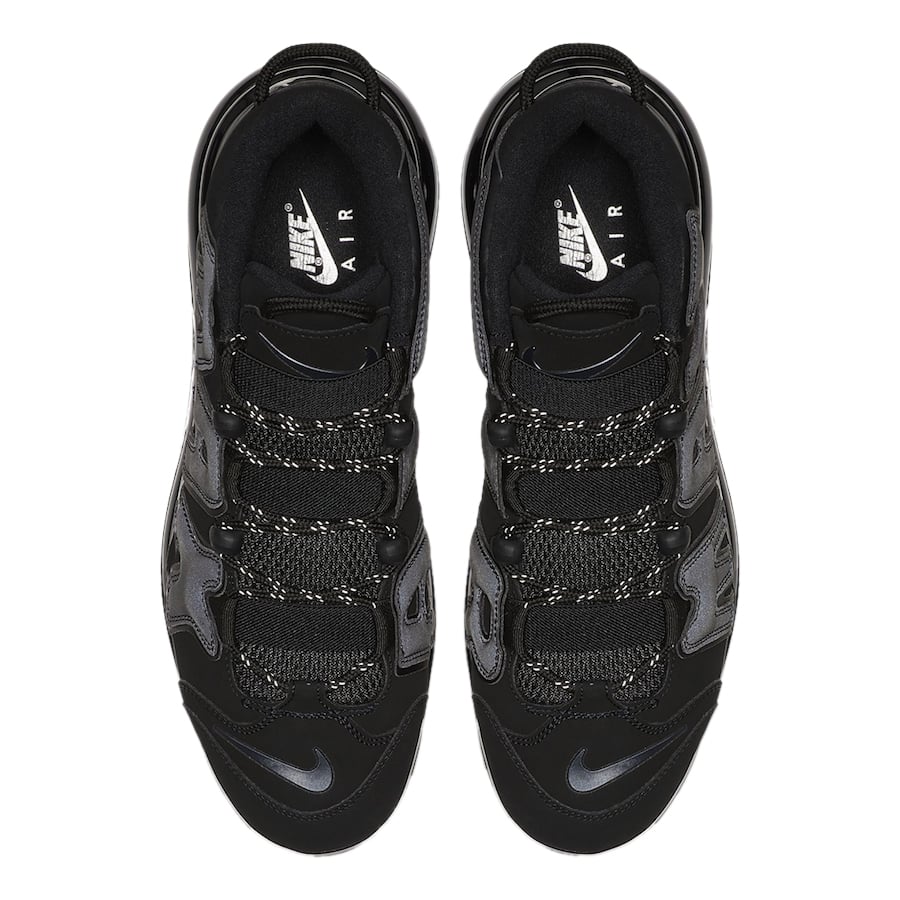 Nike Air More Uptempo 720 Triple Black - Image 4