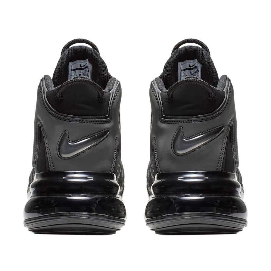 Nike Air More Uptempo 720 Triple Black - Image 5
