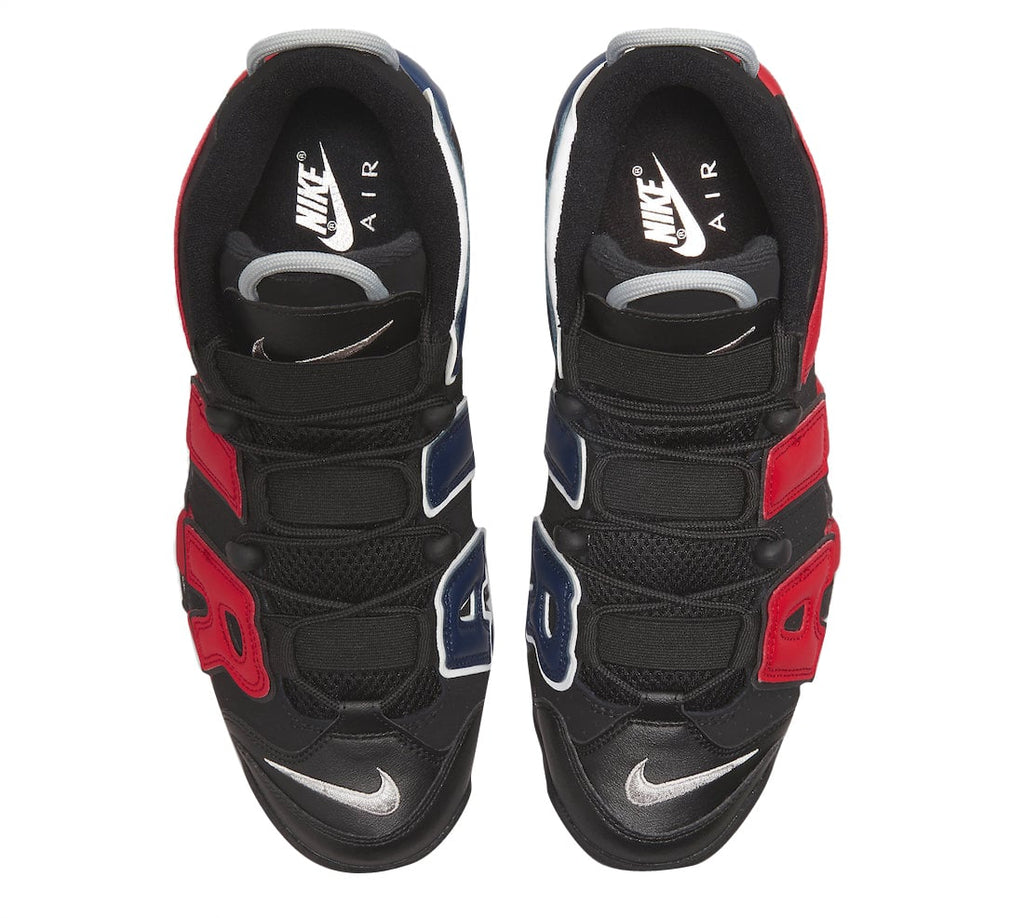 Nike Air More Uptempo Black Blue Red - Image 4