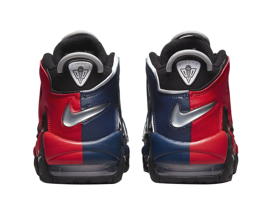 Nike Air More Uptempo Black Blue Red - Image 5