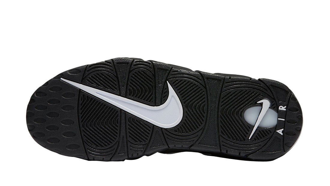 Nike Air More Uptempo GS Black White - Image 5
