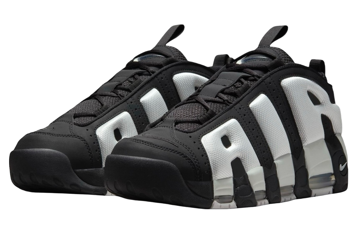 Nike Air More Uptempo Low Black / Photon Dust - Image 2