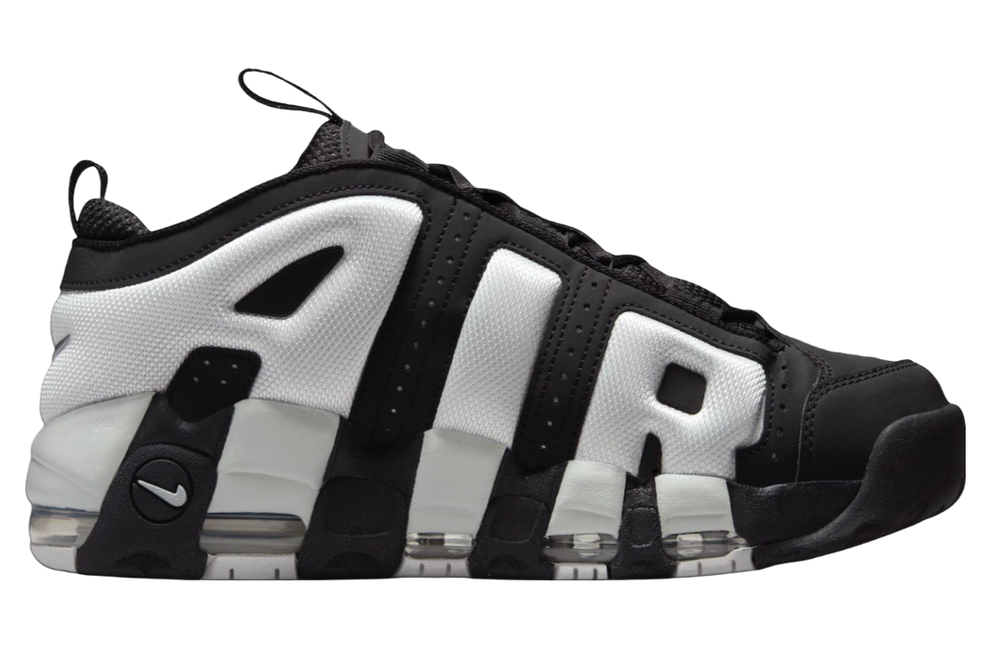 Nike Air More Uptempo Low Black / Photon Dust - Image 3