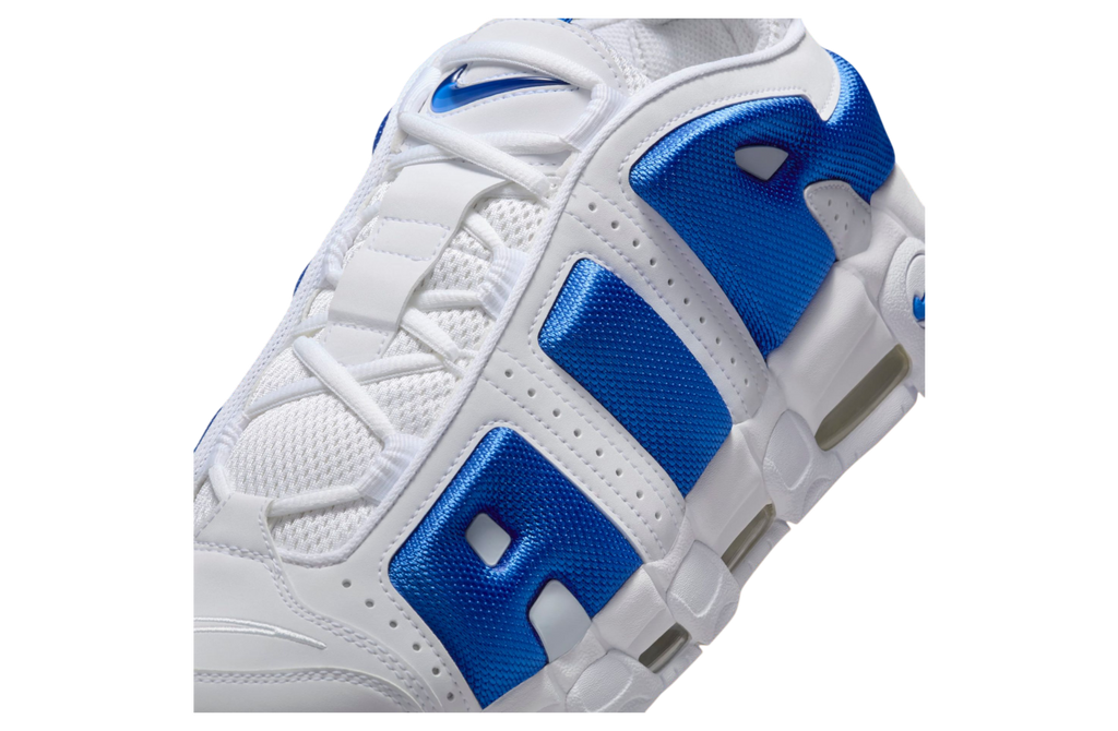Nike Air More Uptempo Low White / Hyper Royal - Image 7
