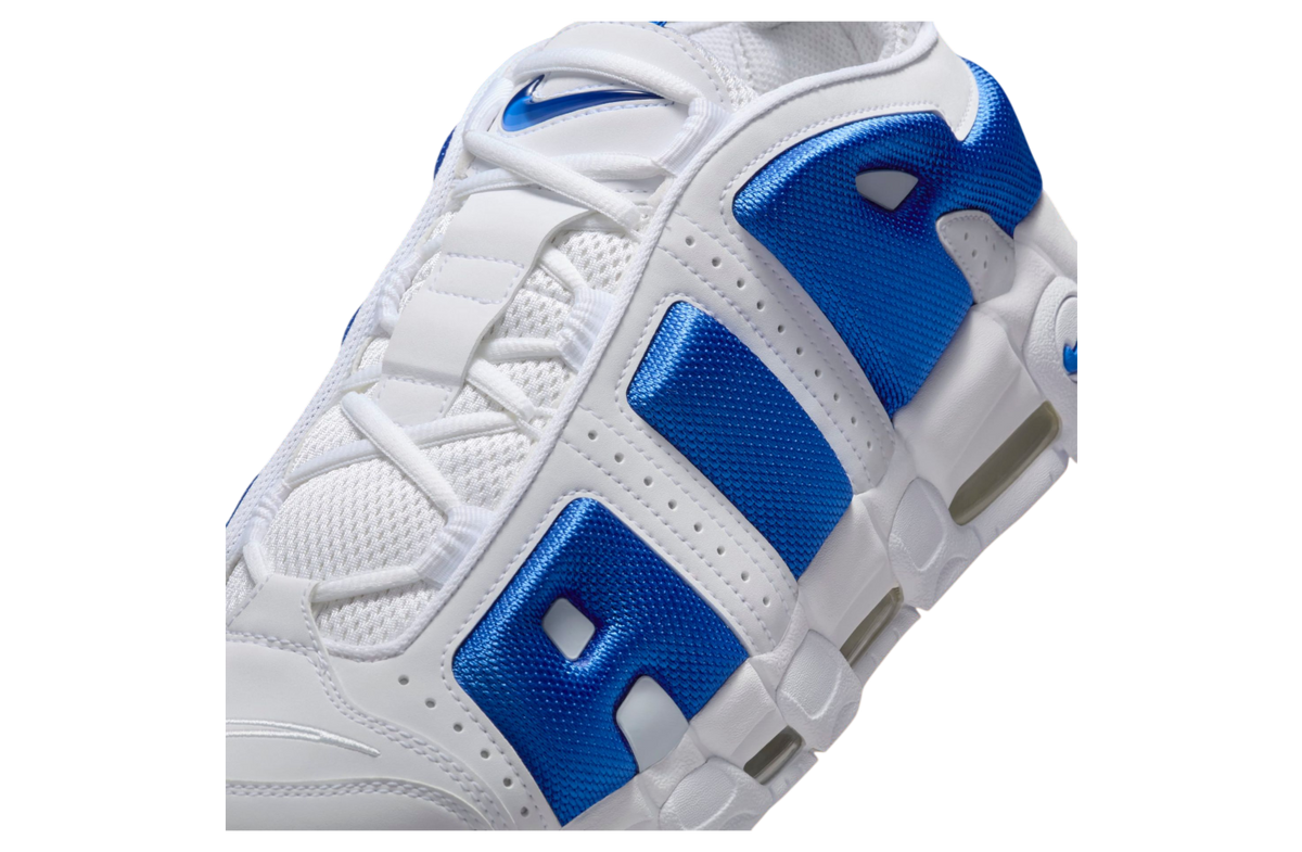 Nike Air More Uptempo Low White / Hyper Royal - Image 7