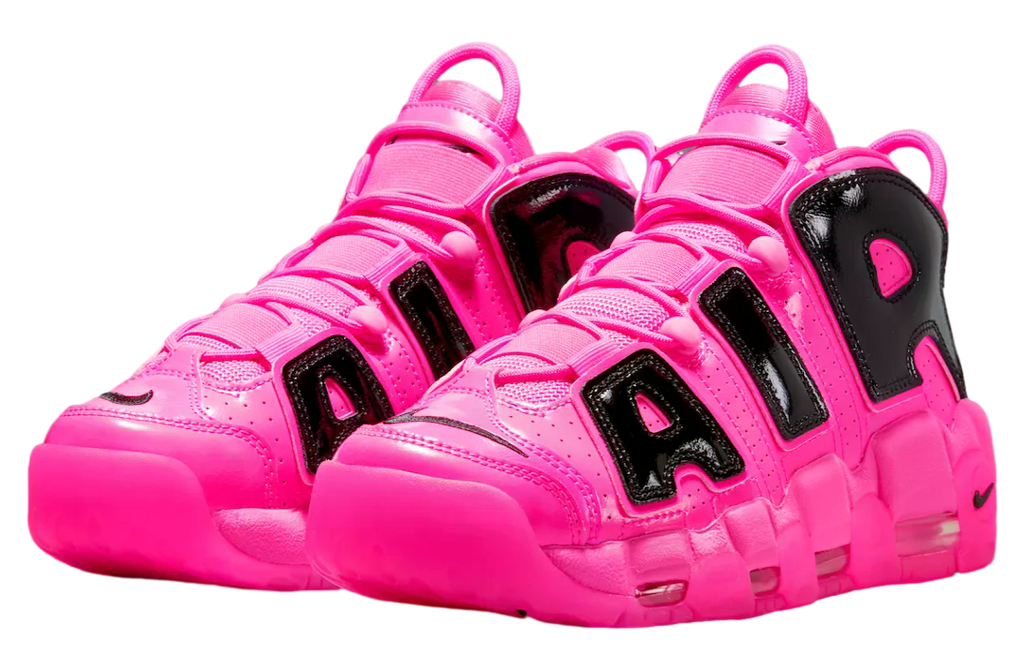 Nike Air More Uptempo Pink Blast / Black - Image 2