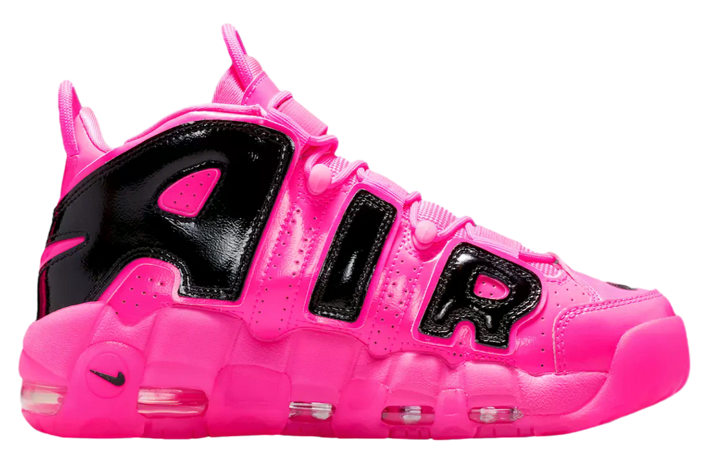 Nike Air More Uptempo Pink Blast / Black - Image 3