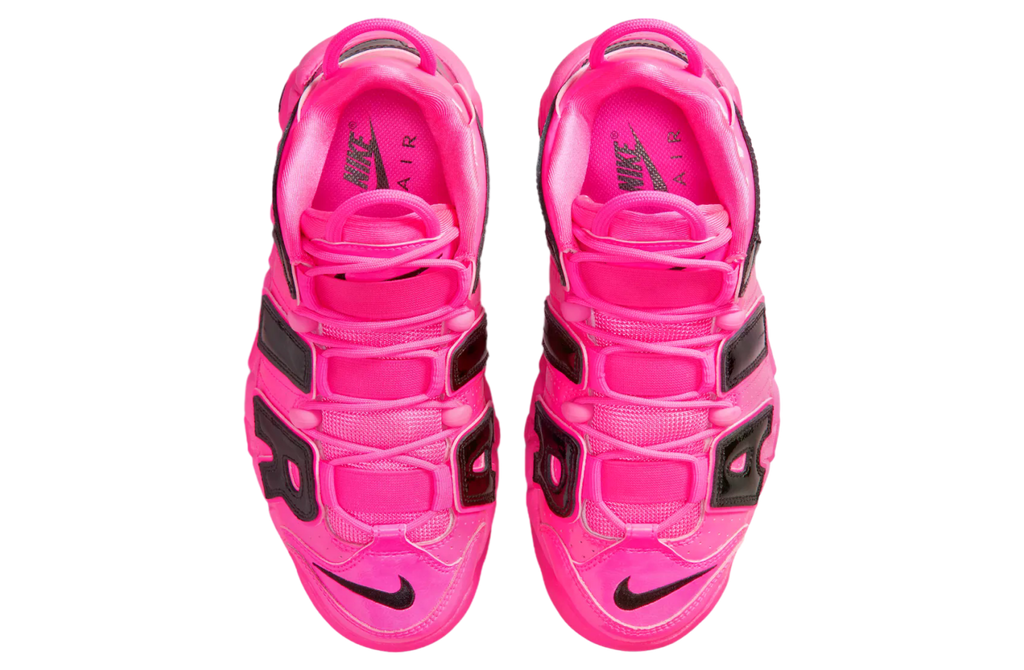 Nike Air More Uptempo Pink Blast / Black - Image 4
