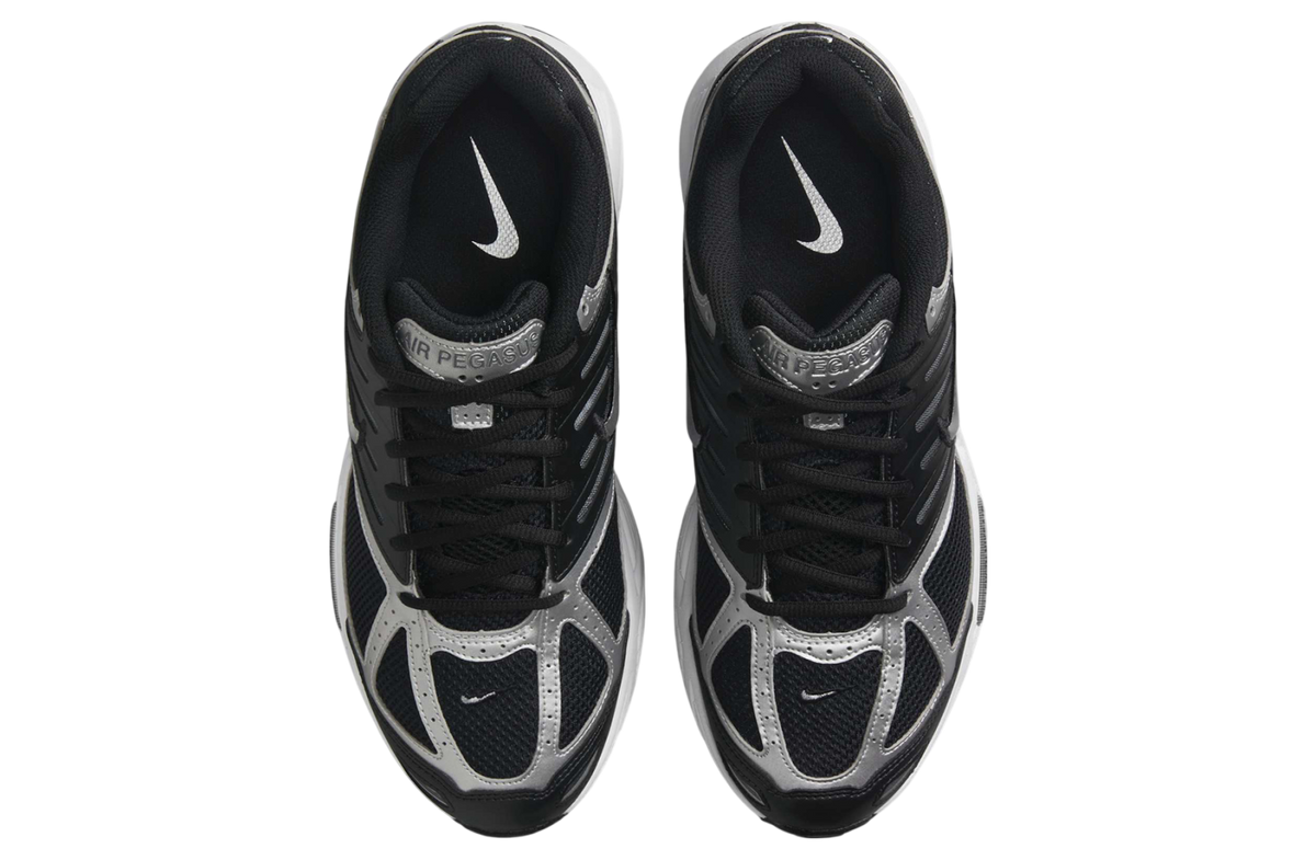Nike Air Pegasus 2k5 Black / Metallic Silver / White - Image 5