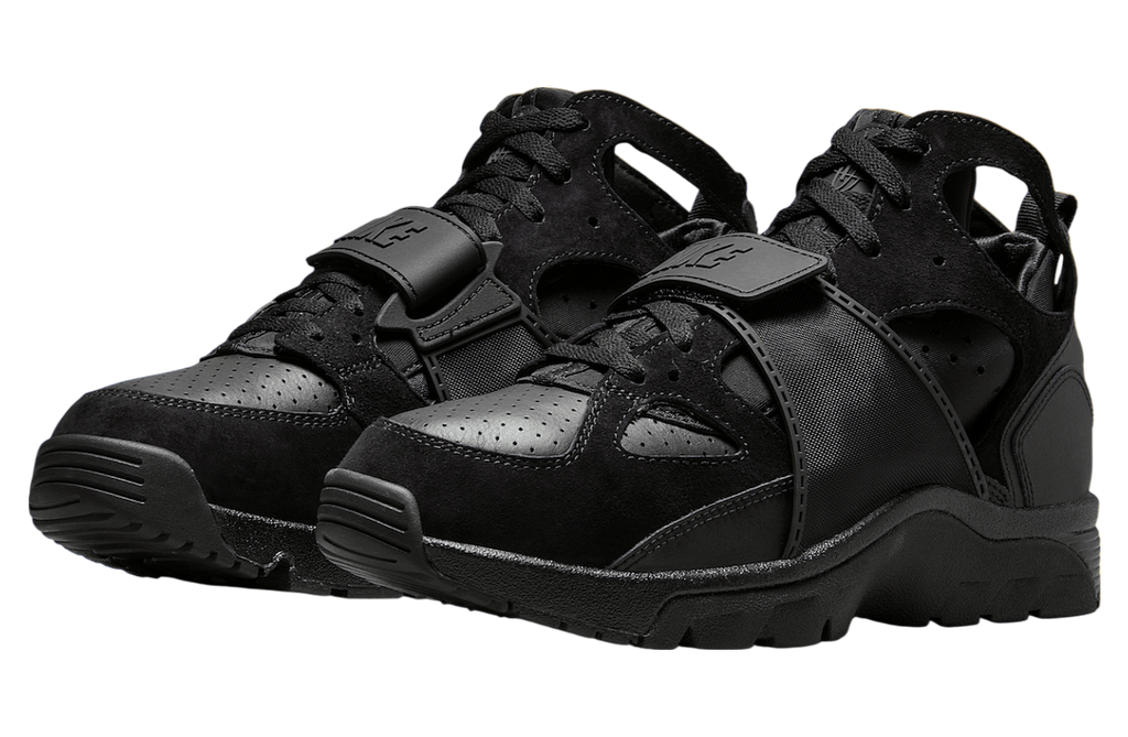 Nike Air Trainer Huarache Triple Black Black - Image 4