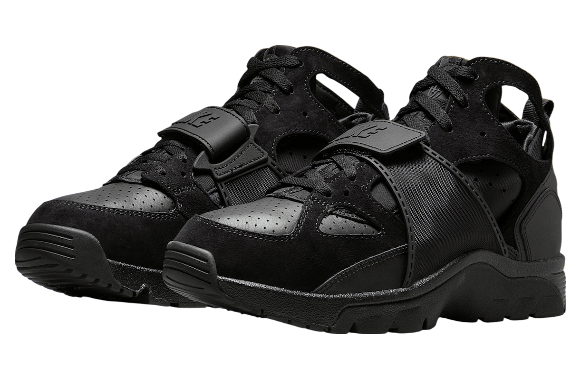 Nike Air Trainer Huarache Triple Black Black - Image 4