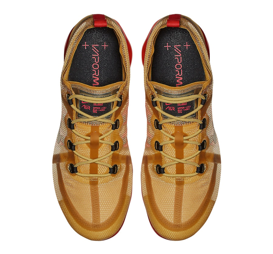 Nike Air VaporMax 2019 Crimson Gold - Image 4